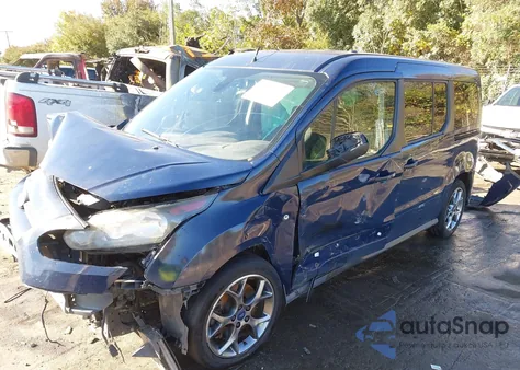 2015 Ford Transit Connect Xlt from USA, damaged, VIN NM0GE9F74F1190331